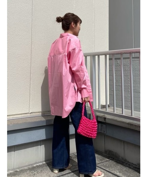 THROW by SLY(スローバイスライ)の「THROW HW WIDE LEG PT-A ハイウエスト ワイドレグ デニムパンツ(デニムパンツ・レディース・ブルー・24inch/25inch/26inch/23inch)」の11枚目の写真