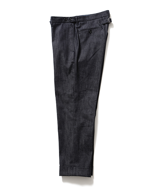 BEAMS PLUS（ビームスプラス）の「BEAMS PLUS / クロップド デニムパンツ（デニムパンツ・メンズ・インディゴブルー・MEDIUM/SMALL/LARGE/X-LARGE）」の7枚目の写真