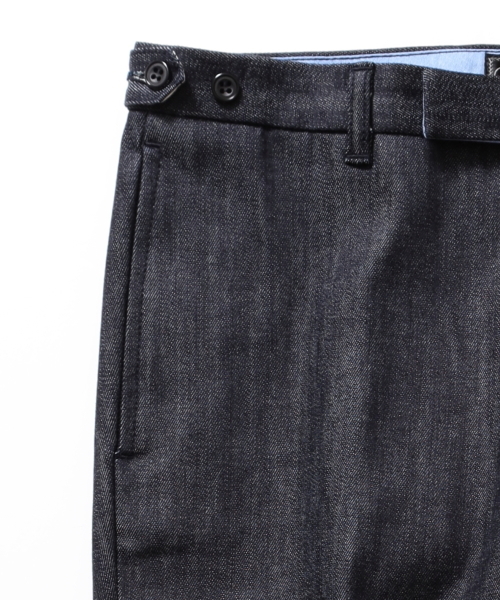 BEAMS PLUS（ビームスプラス）の「BEAMS PLUS / クロップド デニムパンツ（デニムパンツ・メンズ・インディゴブルー・MEDIUM/SMALL/LARGE/X-LARGE）」の4枚目の写真