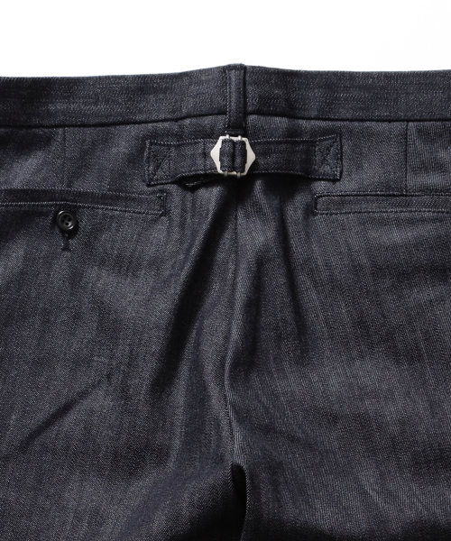 BEAMS PLUS（ビームスプラス）の「BEAMS PLUS / クロップド デニムパンツ（デニムパンツ・メンズ・インディゴブルー・MEDIUM/SMALL/LARGE/X-LARGE）」の3枚目の写真