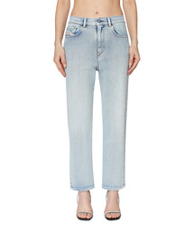 DIESEL | DIESEL SS22 レディース デニム ボーイフレンド アイスブルー(デニムパンツ)