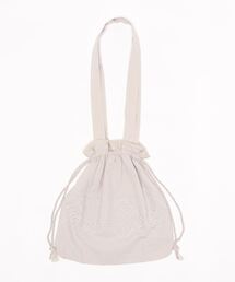 Samansa Mos2 | カットワーク刺繍巾着バッグ(ショルダーバッグ)