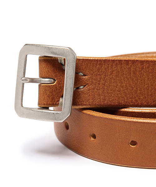 BEAMS（ビームス）の「〇VAPORIZE / 8角バックルベルト（ベルト・メンズ・ブラック/ライトブラウン・LARGE/MEDIUM）」の4枚目の写真