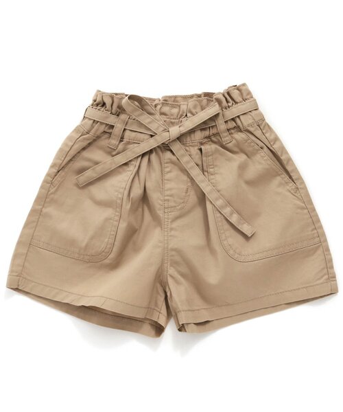 BREEZE(ブリーズ)の「リボンフリルショートパンツ(その他パンツ・キッズ・カーキ/サックスブルー/ピンク/ブルー/ベージュ・100/110/120/80/90/130/140)」の2枚目の写真