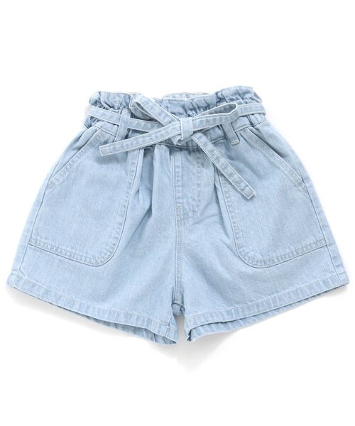 BREEZE(ブリーズ)の「リボンフリルショートパンツ(その他パンツ・キッズ・カーキ/サックスブルー/ピンク/ブルー/ベージュ・100/110/120/80/90/130/140)」の4枚目の写真