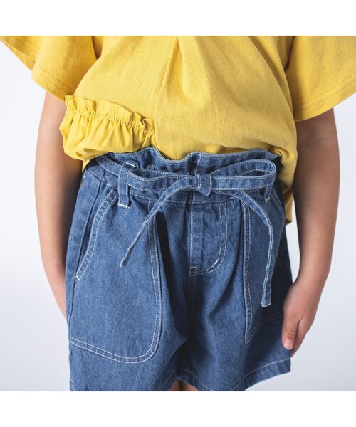 BREEZE(ブリーズ)の「リボンフリルショートパンツ(その他パンツ・キッズ・カーキ/サックスブルー/ピンク/ブルー/ベージュ・100/110/120/80/90/130/140)」の13枚目の写真