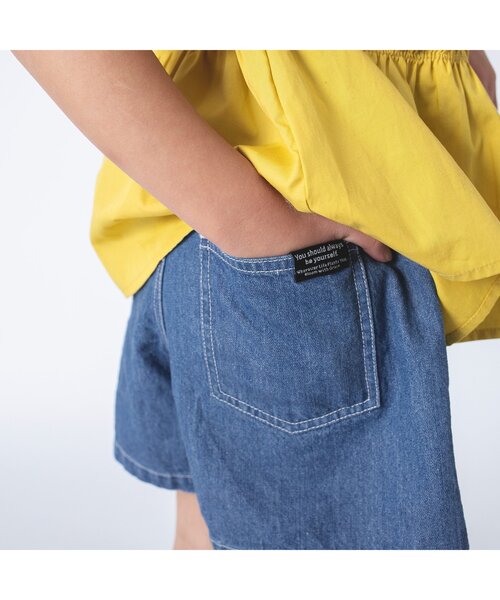 BREEZE(ブリーズ)の「リボンフリルショートパンツ(その他パンツ・キッズ・カーキ/サックスブルー/ピンク/ブルー/ベージュ・100/110/120/80/90/130/140)」の11枚目の写真