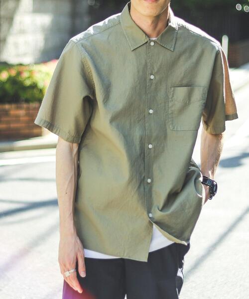 ハニカムワンピースカラー半袖シャツ メンズ Men Coen コーエン 公式ファッション通販