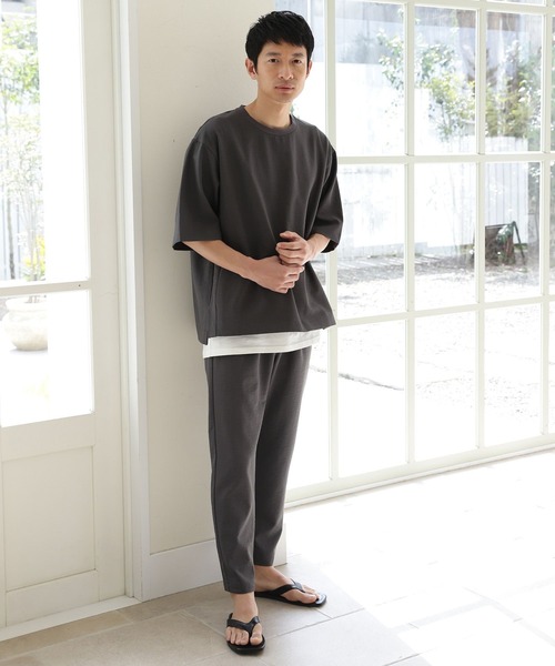 LAKOLE（ラコレ）の「スーピマコットンレイヤードタンクトップ / 275129（タンクトップ・メンズ・ホワイト/ブラック・MEDIUM/LARGE/X-LARGE）」の6枚目の写真