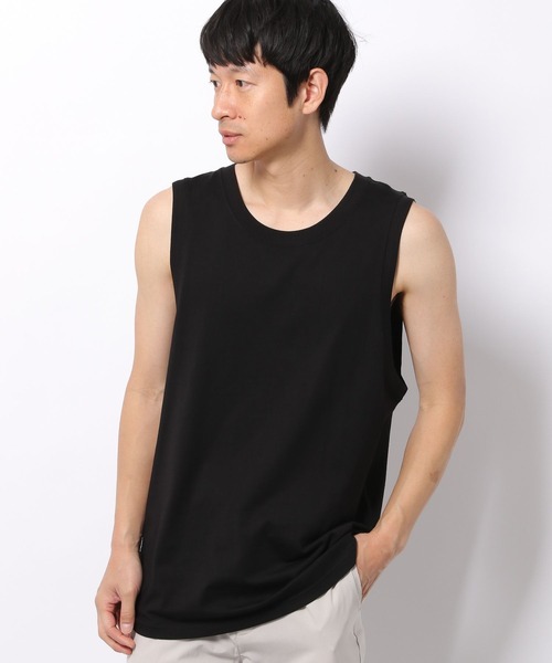 LAKOLE（ラコレ）の「スーピマコットンレイヤードタンクトップ / 275129（タンクトップ・メンズ・ホワイト/ブラック・MEDIUM/LARGE/X-LARGE）」の4枚目の写真