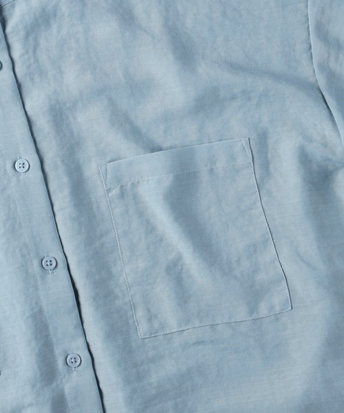 HONEYSUCKLE ROSE（ハニーサックルローズ）の「【HONEYSUCKLE ROSE】シアーシャツ（シャツ/ブラウス・レディース・ブラック/ブルー/グレー・M/L）」の15枚目の写真