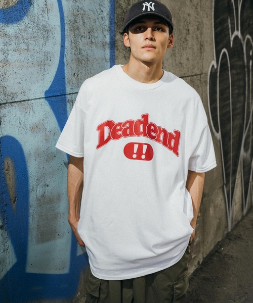 Ressaca(レサーカ)の「オーバーサイズ カレッジロゴプリント クルーネック半袖Tシャツ(Tシャツ/カットソー・メンズ・ブラック/レッド/ブルー/ホワイト/グレー・M/L)」の2枚目の写真