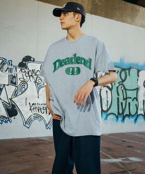 Ressaca(レサーカ)の「オーバーサイズ カレッジロゴプリント クルーネック半袖Tシャツ(Tシャツ/カットソー・メンズ・ブラック/レッド/ブルー/ホワイト/グレー・M/L)」の18枚目の写真