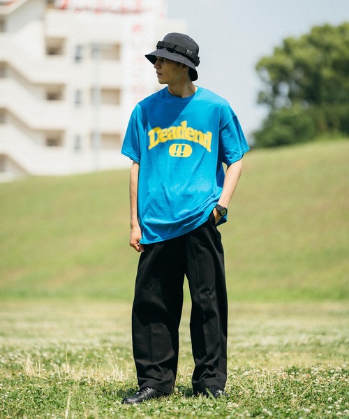 Ressaca(レサーカ)の「オーバーサイズ カレッジロゴプリント クルーネック半袖Tシャツ(Tシャツ/カットソー・メンズ・ブラック/レッド/ブルー/ホワイト/グレー・M/L)」の17枚目の写真