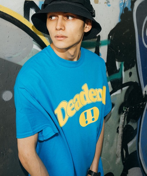 Ressaca(レサーカ)の「オーバーサイズ カレッジロゴプリント クルーネック半袖Tシャツ(Tシャツ/カットソー・メンズ・ブラック/レッド/ブルー/ホワイト/グレー・M/L)」の15枚目の写真