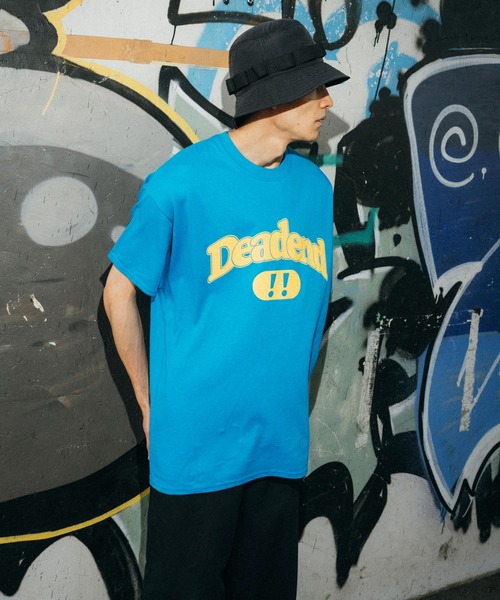 Ressaca(レサーカ)の「オーバーサイズ カレッジロゴプリント クルーネック半袖Tシャツ(Tシャツ/カットソー・メンズ・ブラック/レッド/ブルー/ホワイト/グレー・M/L)」の16枚目の写真