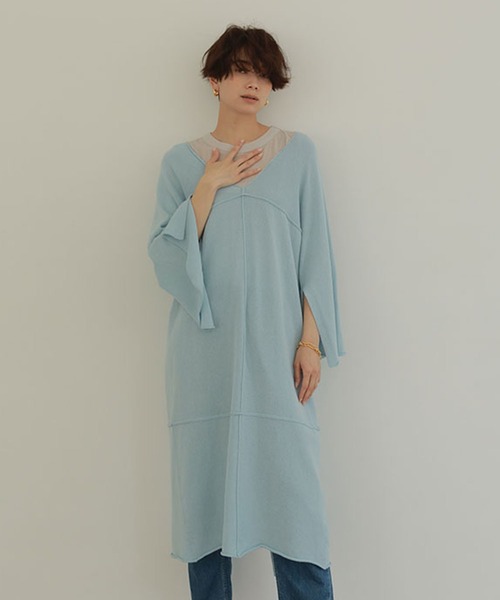 ★メイさん専用★ETRE TOKYO　ブロックリンキングニットワンピース ☆メイさん専用☆ETRE TOKYO ブロックリンキングニット