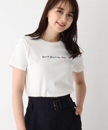 index | SUPIMAコットンスムースロゴTシャツ【WEB限定カラー・サイズ】(Tシャツ/カットソー)