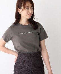 index | SUPIMAコットンスムースロゴTシャツ【WEB限定カラー・サイズ】(Tシャツ/カットソー)