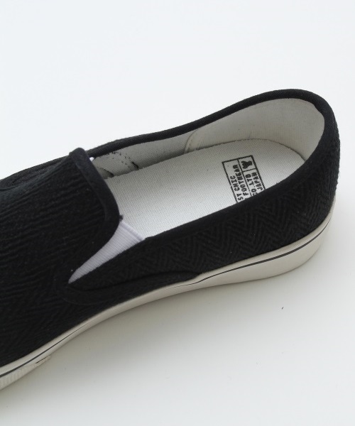 coen(コーエン)の「ヘリンボーンスリッポン(スリッポン・レディース・ライトグレー/ブラック/ホワイト・LARGE/MEDIUM/SMALL)」の6枚目の写真