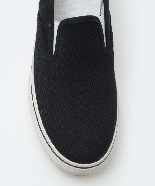 coen(コーエン)の「ヘリンボーンスリッポン(スリッポン・レディース・ライトグレー/ブラック/ホワイト・LARGE/MEDIUM/SMALL)」の7枚目の写真