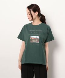Samansa Mos2 | フォトプリントTシャツ(ニット/セーター)