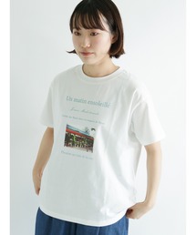 Samansa Mos2 | フォトプリントTシャツ(ニット/セーター)