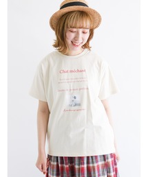 Samansa Mos2 | フォトプリントTシャツ(ニット/セーター)