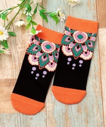 サークルモチーフ吸水速乾アンクルソックス 23-25cm