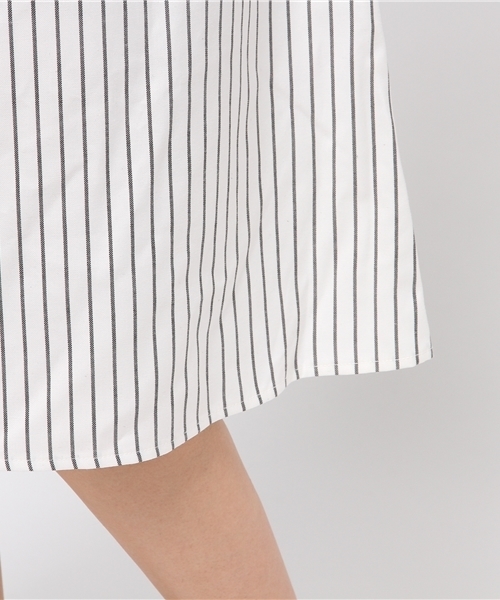 Kastane(カスタネ)の「【Kastane】ストライプWタックガウチョパンツ(その他パンツ・レディース・その他18・FREE)」の2枚目の写真