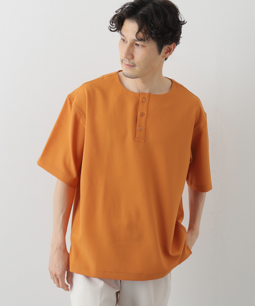 B.C STOCK(ベーセーストック)の「エステルパナマ ヘンリープルオーバー(シャツ/ブラウス・メンズ・グレー/グリーン系その他/オレンジ系その他・MEDIUM/LARGE)」の21枚目の写真