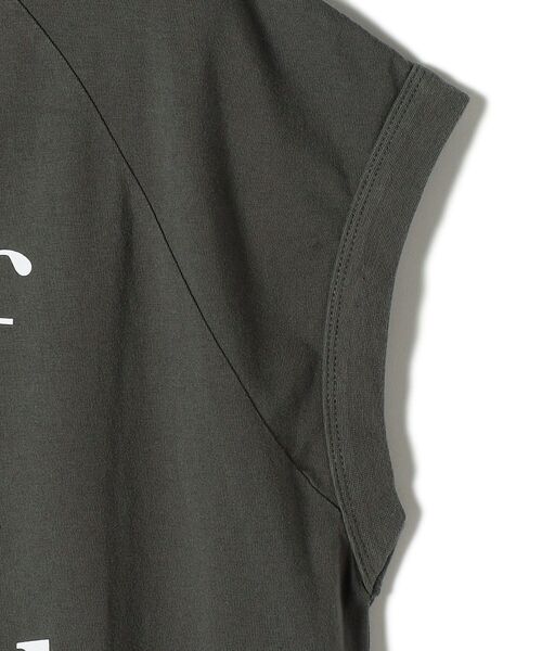 SHIPS(シップス)の「*ラグランフレンチスリーブロゴTEE◆(Tシャツ/カットソー・レディース・チャコールグレー/ライトホワイト/オレンジ/ライトオリーブ・ONE SIZE)」の10枚目の写真