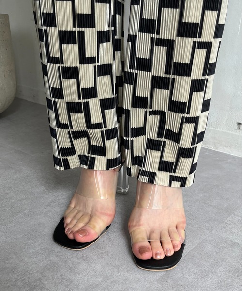 prose verse（プロズヴェール）の「ドットプリーツパンツ（その他パンツ・レディース・アイボリー/ブラック/ホワイト系その他/ブラック系その他/ブラック系その他2・MEDIUM）」の10枚目の写真