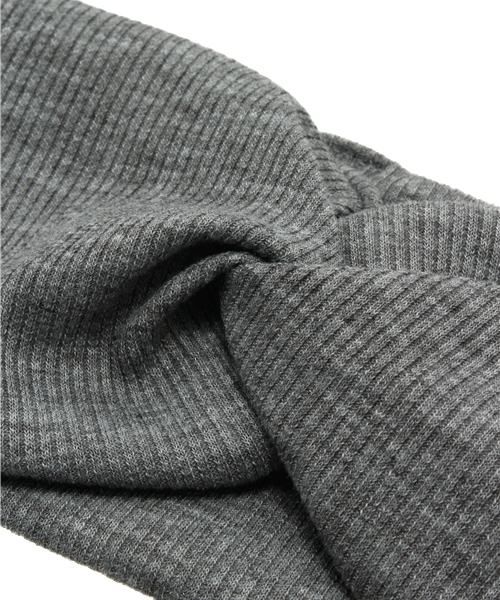 B:MING by BEAMS（ビーミングバイビームス）の「ビーミング by ビームス / カットリブターバン（ヘアバンド・レディース・オフホワイト/グレー/ネイビー・ONE SIZE）」の5枚目の写真