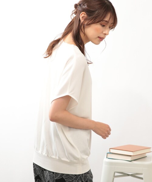 DRESKIP（ドレスキップ）の「◆ゆるVネック カーディガン（カーディガン/ボレロ・レディース・ライトブルー/ブラック/オフホワイト/オレンジ・00）」の14枚目の写真