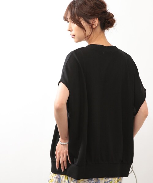 DRESKIP（ドレスキップ）の「◆ゆるVネック カーディガン（カーディガン/ボレロ・レディース・ライトブルー/ブラック/オフホワイト/オレンジ・00）」の15枚目の写真