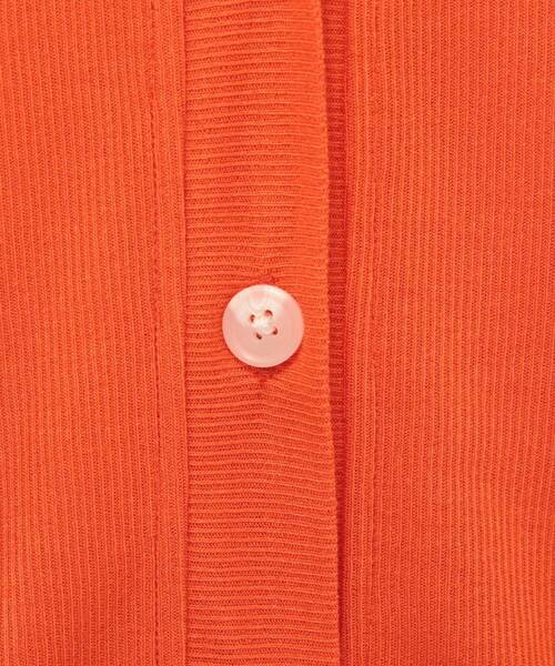 DRESKIP（ドレスキップ）の「◆ゆるVネック カーディガン（カーディガン/ボレロ・レディース・ライトブルー/ブラック/オフホワイト/オレンジ・00）」の8枚目の写真