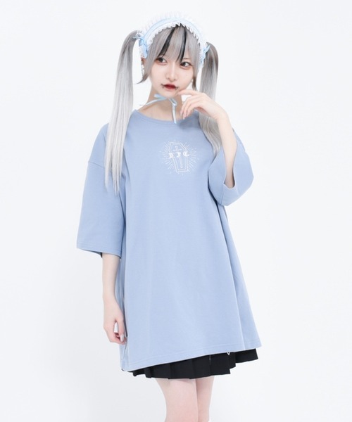 REFLEM グラフィックプリント Tシャツ FREEサイズ REFLEM tシャツ 「REFLEM/レフレム」チェーン付き顔料加工T