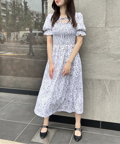 新品【Ogue. 】ワンショルダー デコルテニット ロングワンピース