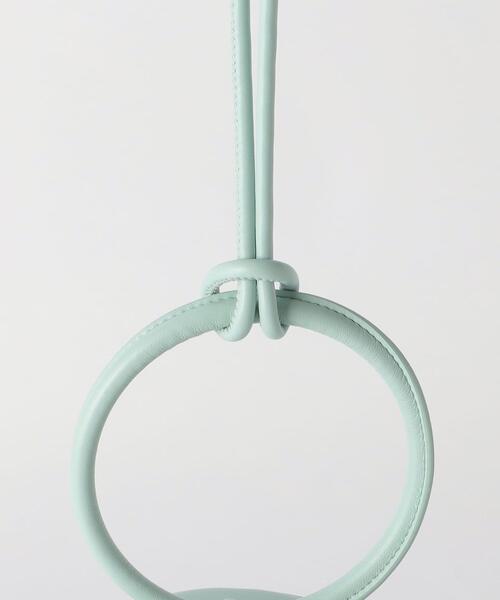 ADD CULUMN（アドカラム）の「＜ADD CULUMN＞パフ リングハンドル ショルダーバッグ -2WAY-（ハンドバッグ・レディース・ライトブルー/ブラック・FREE）」の22枚目の写真