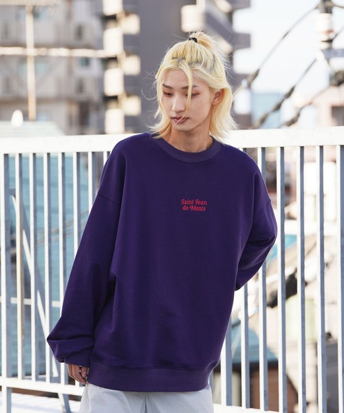 re_k by JUNRED(レクバイジュンレッド)の「re_k by JUNRED / タイポグラフィBIGバルーンスウェット(スウェット・メンズ・チャコールグレー/グレー/ネイビー・M/L/S)」の1枚目の写真
