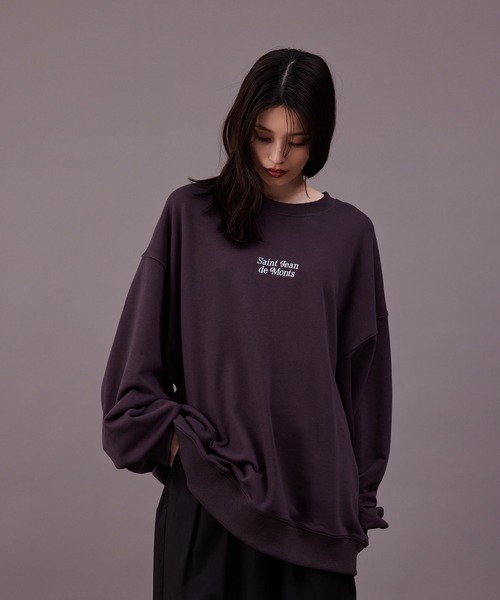re_k by JUNRED(レクバイジュンレッド)の「re_k by JUNRED / タイポグラフィBIGバルーンスウェット(スウェット・メンズ・チャコールグレー/グレー/ネイビー・M/L/S)」の4枚目の写真