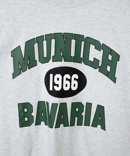 WEGO（ウィゴー）の「WEGO/ヘビーウエイト カレッジロンT（Tシャツ/カットソー・メンズ・ダークグリーン/ブラウン/ブルー/オートミール/グレー系その他/スミクロ・MEDIUM/LARGE）」の19枚目の写真