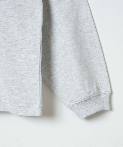 WEGO（ウィゴー）の「WEGO/ヘビーウエイト カレッジロンT（Tシャツ/カットソー・メンズ・ダークグリーン/ブラウン/ブルー/オートミール/グレー系その他/スミクロ・MEDIUM/LARGE）」の22枚目の写真