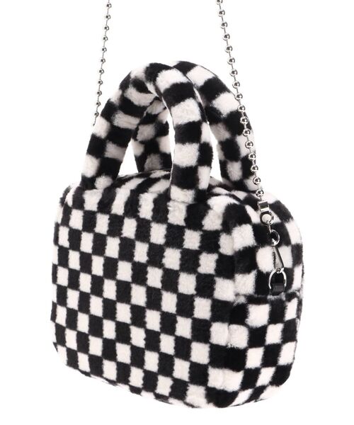 jouetie（ジュエティ）の「ファーボストンBAG（ボストンバッグ・レディース・ブラック/レッド/グリーン/ブルー・FREE）」の20枚目の写真