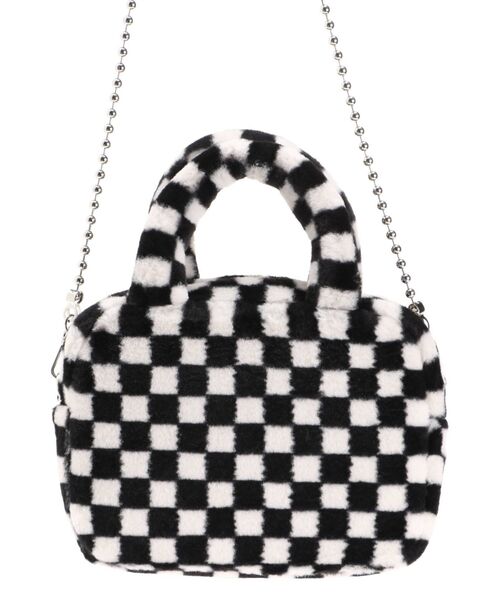 jouetie（ジュエティ）の「ファーボストンBAG（ボストンバッグ・レディース・ブラック/レッド/グリーン/ブルー・FREE）」の21枚目の写真