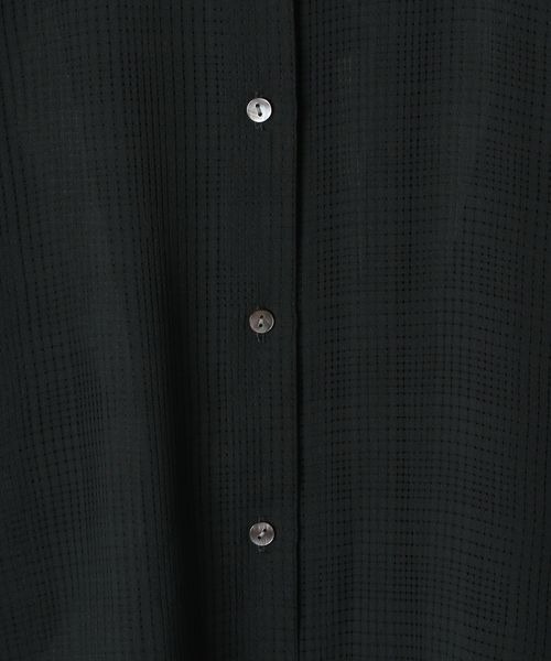 JEANASIS(ジーナシス)の「シアーチェックバックタックシャツLS/123345(シャツ/ブラウス・レディース・ホワイト系その他/ブラック系その他/グリーン系その他/ネイビー系・FREE)」の22枚目の写真