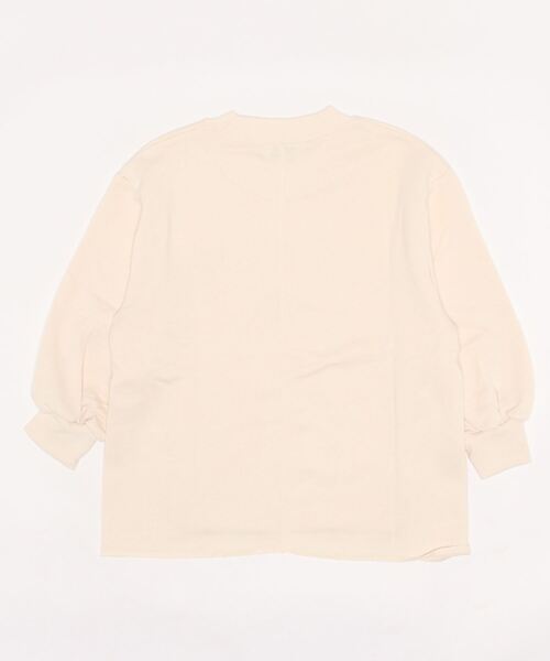 undeny.(アンディニ-)の「アンディニー COLLEGE 切り替え プルオーバー(その他トップス・キッズ・チャコールグレー/アイボリー/グレイッシュベージュ・M/L/XL)」の4枚目の写真