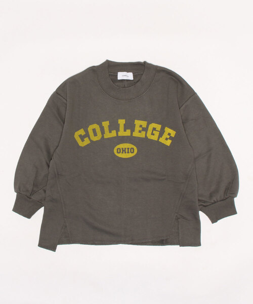 undeny.(アンディニ-)の「アンディニー COLLEGE 切り替え プルオーバー(その他トップス・キッズ・チャコールグレー/アイボリー/グレイッシュベージュ・M/L/XL)」の9枚目の写真