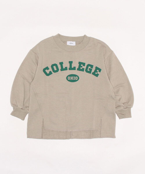 undeny.(アンディニ-)の「アンディニー COLLEGE 切り替え プルオーバー(その他トップス・キッズ・チャコールグレー/アイボリー/グレイッシュベージュ・M/L/XL)」の10枚目の写真